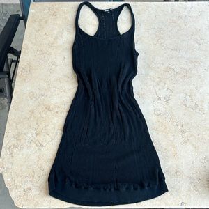 tricot alexander wang navy cover up dress